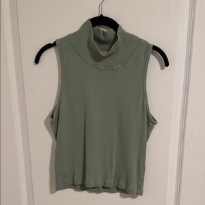 Big Bud Press Green Sleeveless Tank Top Fitted